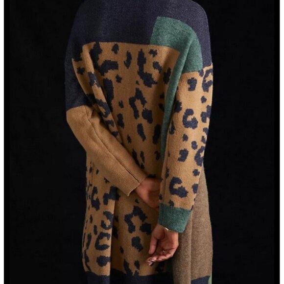 Anthropologie Animal Printed Duster Cardigan Size: One Size NWOT - Picture 7 of 10